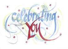 Load image into Gallery viewer, Credo Designs LTD - Celebrating with You Confetti Greeting Card (Versed)
