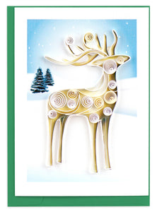 Quilling Card - Reindeer Gift Enclosure