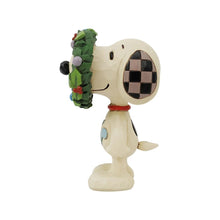 Load image into Gallery viewer, JS Mini Snoopy in Wreath