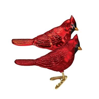OWC N Cardinal Clip-on Ornament