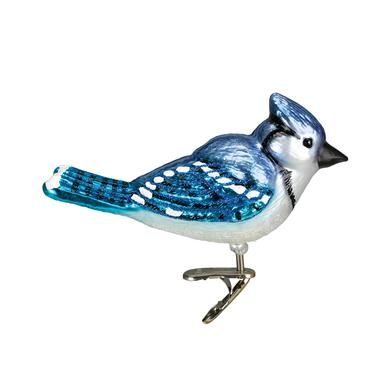 OWC Bright Blue Jay Ornament