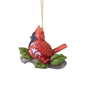 JS Cardinal/ Branch Ornament