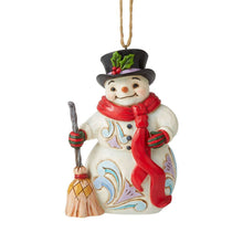 Load image into Gallery viewer, JS HWC Snowman w/Long Scarf Ornament