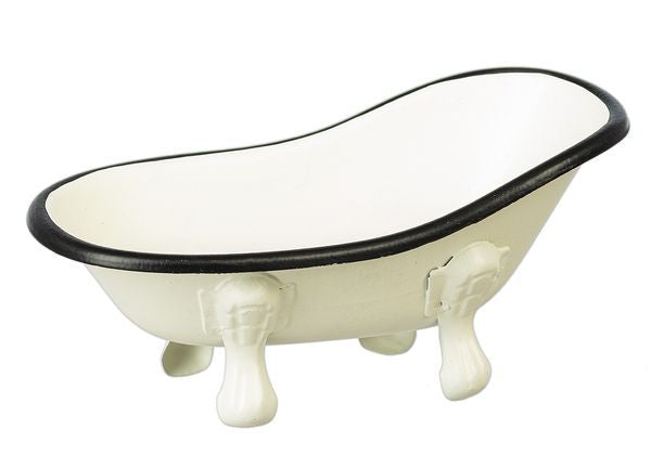 B&W Mini Bathtub Soap Dish