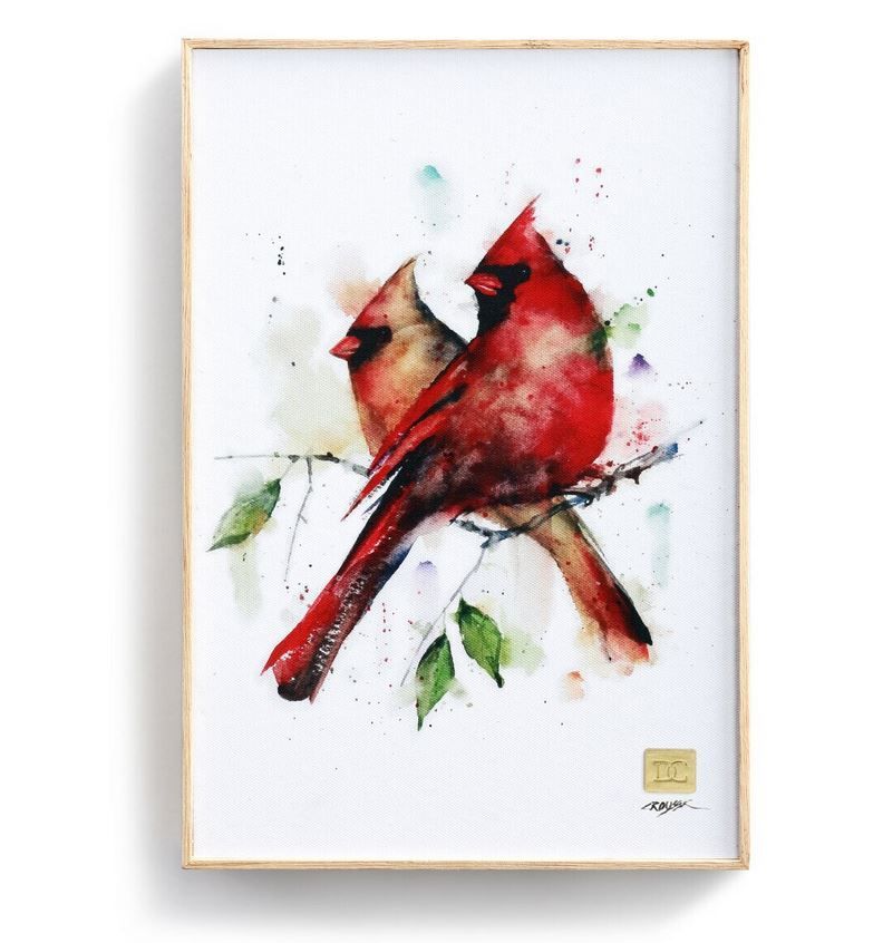 DC Cardinal Pair Wall Art