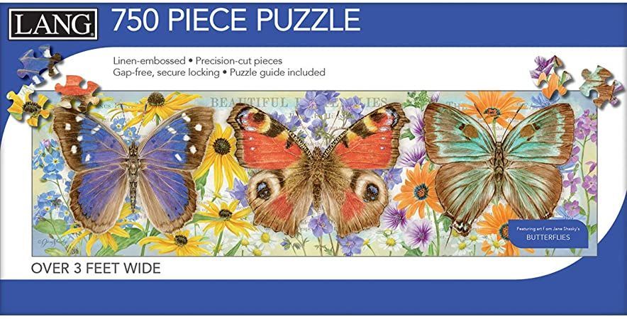 Butterflies Panoramic Puzzle 750 pc