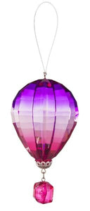 Acrylic Hot Air Balloon Ornament - Pink
