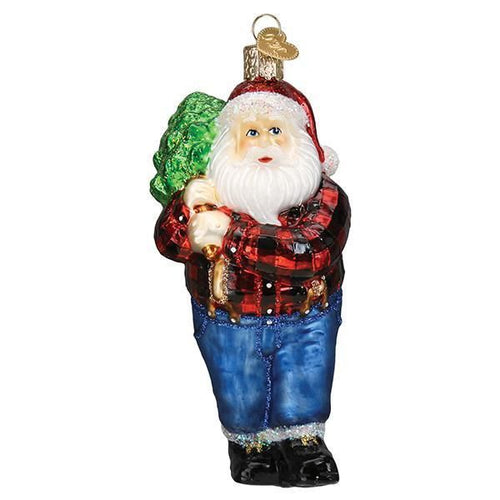 OWC Lumberjack Santa Ornament