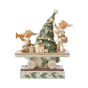 JS Woodland Elves Tree Train Car