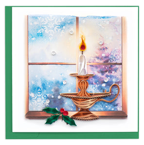 Quilling Card - Christmas Candle