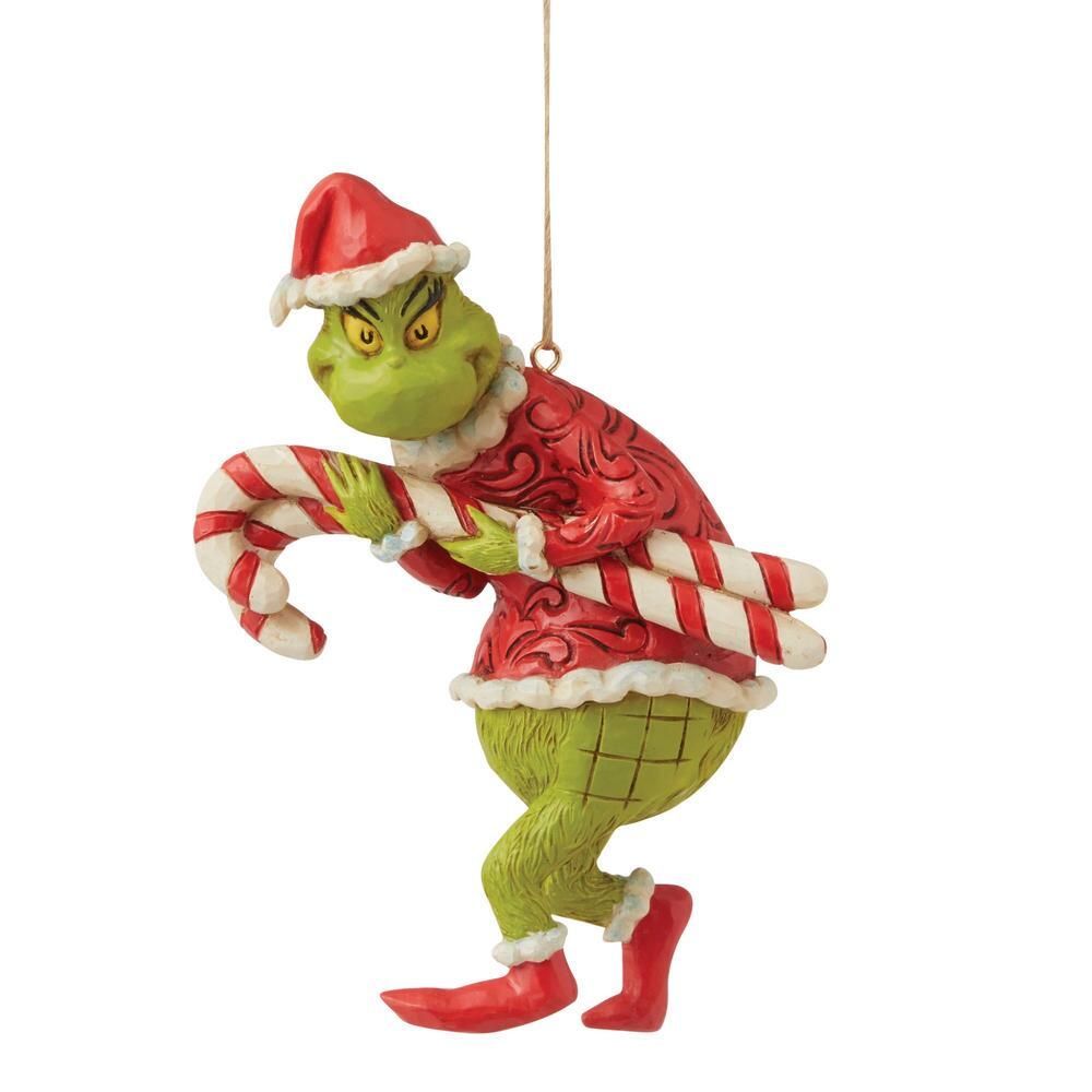 JS Grinch Steal Candy Canes Ornament