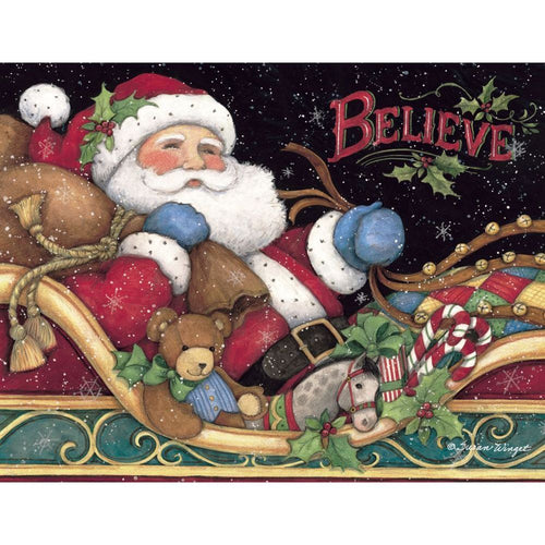 Believe Santa Boxed Boxed Christmas Cards