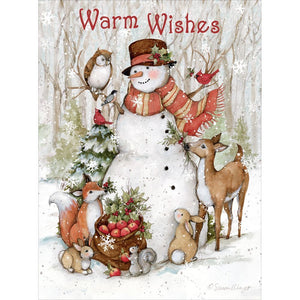 Cozy Snowman Boxed Christmas Cards