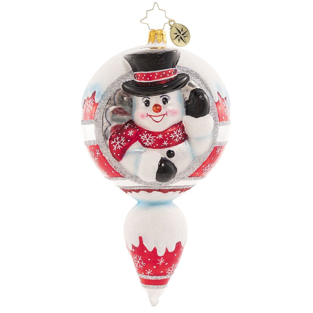 A Frosty Hello Ornament
