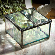 Load image into Gallery viewer, J Devlin Glass Art - Clear Jewelry Box - Double Hinged By J Devlin | Box 185-2