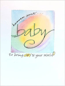 Credo Designs LTD - Heaven Sent Baby Greeting Card (Versed)