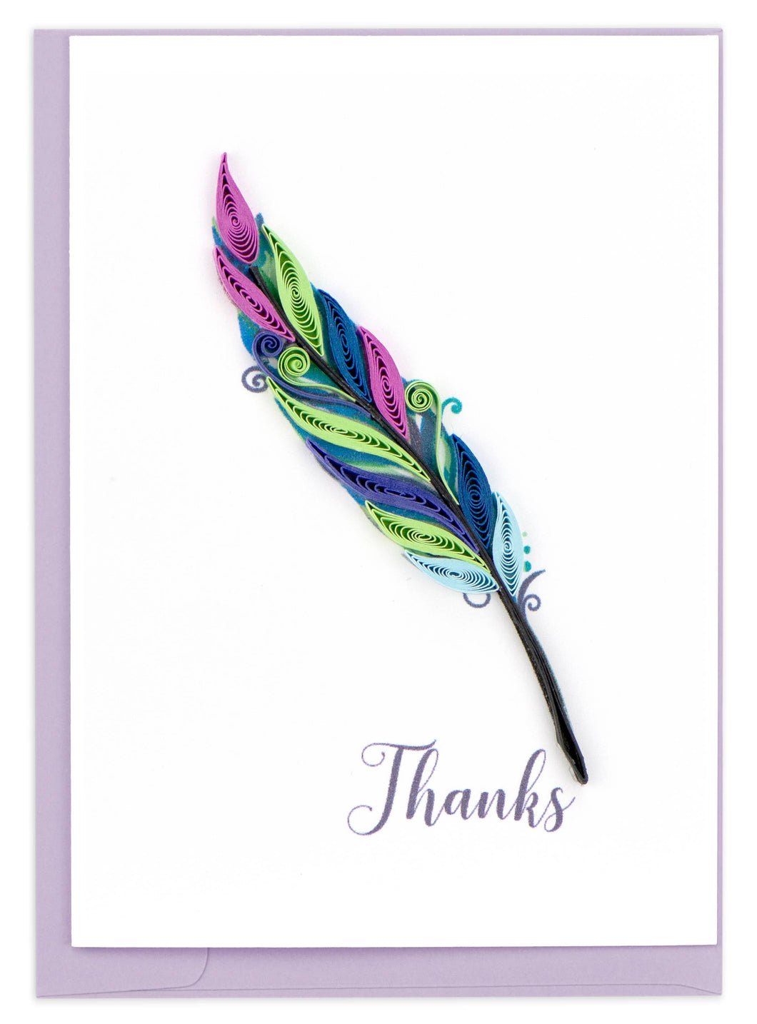 Quilling Card - Thanks Quill Gift Enclosure