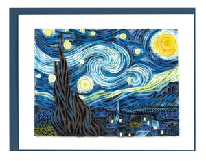 Quilling Card - Starry Night