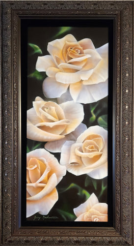 Blush Roses Original by Jerry Gadamus