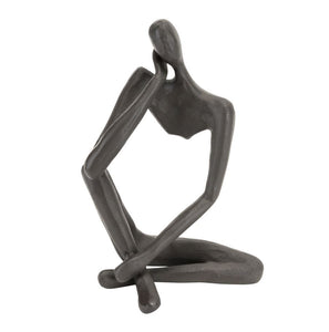 Danya B - Modern Thinking Man Iron Sculpture