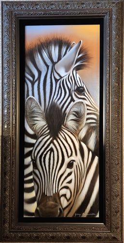 Zebras Original by Jerry Gadamus