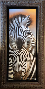 Zebras Original by Jerry Gadamus