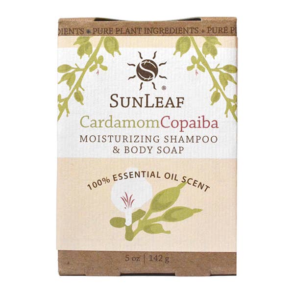 SunLeaf Naturals - Cardamom Copaiba Shampoo & Body Soap