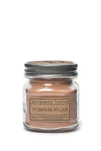 Eco Candle Company - 8oz mason PUMPKIN PECAN