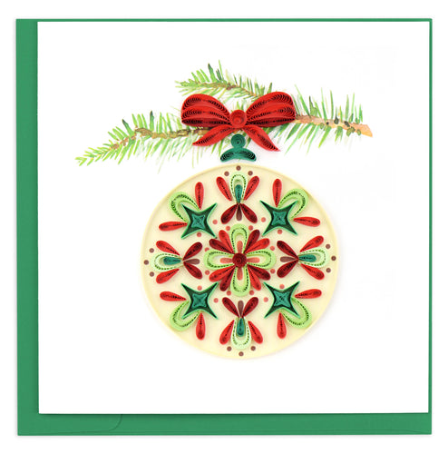 Quilling Card - Traditional Ornament