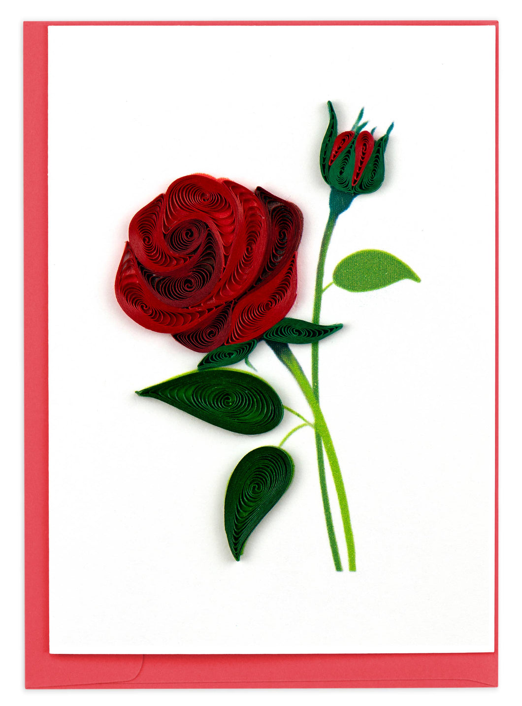 Quilling Card - Rose Gift Enclosure Mini Card