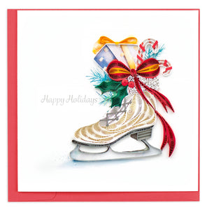 Quilling Card - Winter Skates