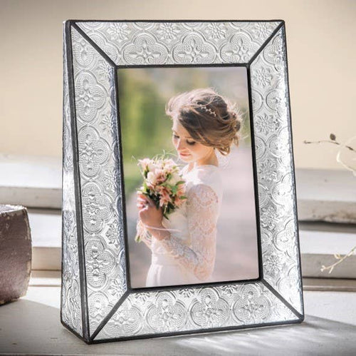 J Devlin Glass Art - Vintage Glass Picture Frames Pic 126: 4x6 Vertical