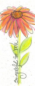 Credo Designs LTD - So Grateful Bookmark packaged with Harney Teabag