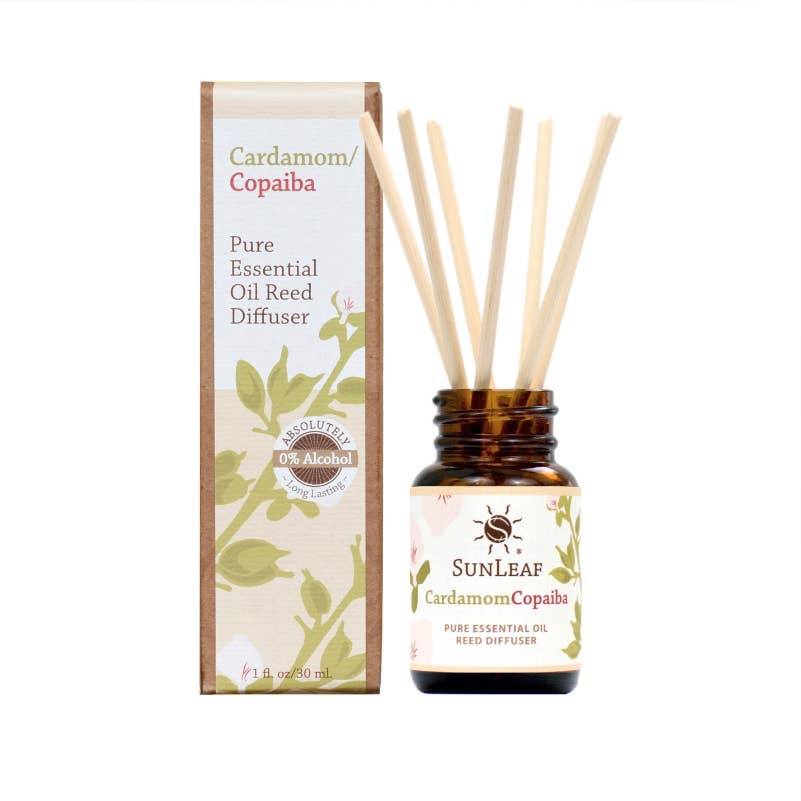 SunLeaf Naturals - 1 oz Reed Diffuser - Cardamom Copaiba – Koertens