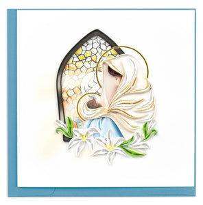 Quilling Card - Mary & Baby Jesus