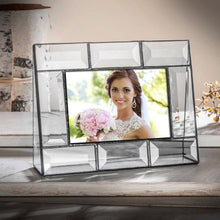 Load image into Gallery viewer, J Devlin Glass Art - Beveled Glass Picture Frame Pic 112 Series: 4x6 Horizontal