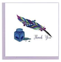 Load image into Gallery viewer, Quilling Card - Thank You Quill &amp; Ink