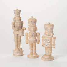 Load image into Gallery viewer, Whitewashed Nutcracker 9&quot;